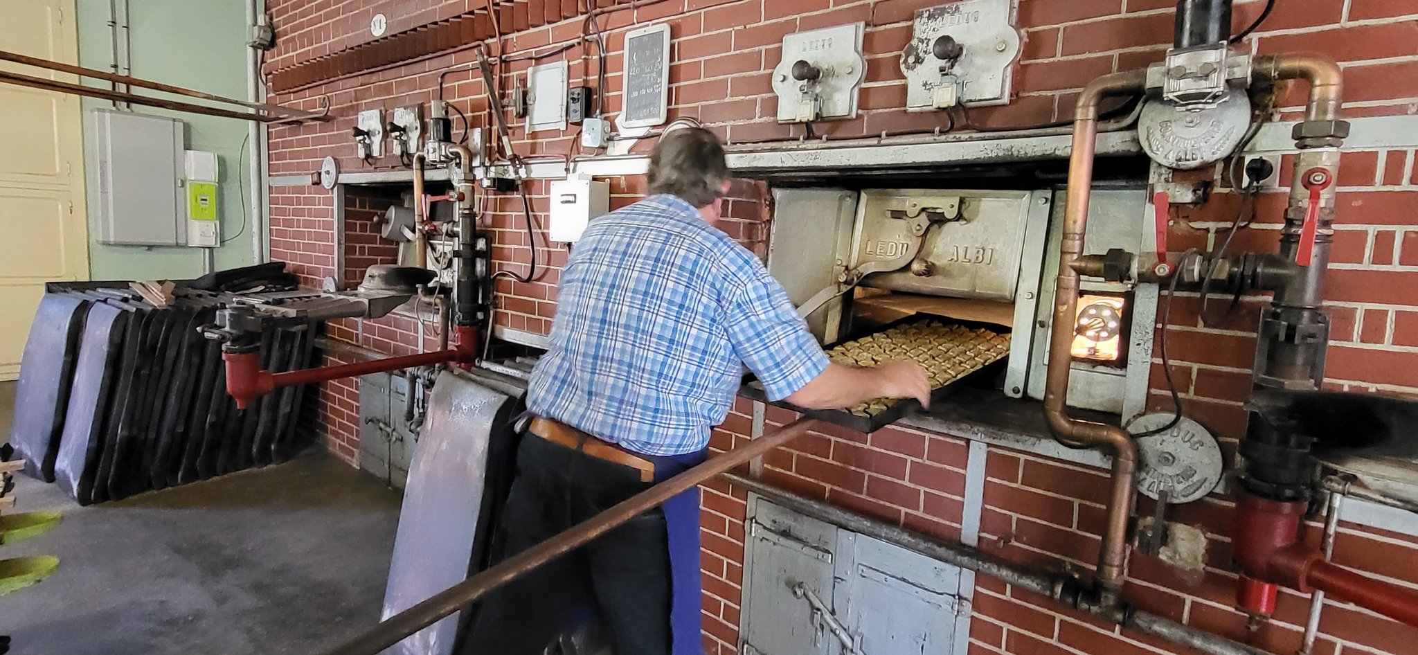 Le four de la biscuiterie Deymier date de 1936 ! (Photo : Anthony Assémat - Entreprises Occitanie)