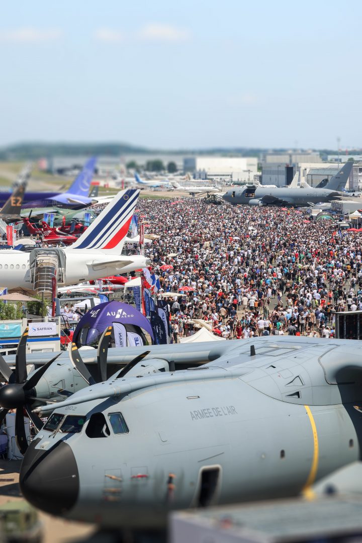 Le Salon du Bourget 2023 a attiré près de 300 000 visiteurs, professionnels comme grand public. (Photo : SIAE)