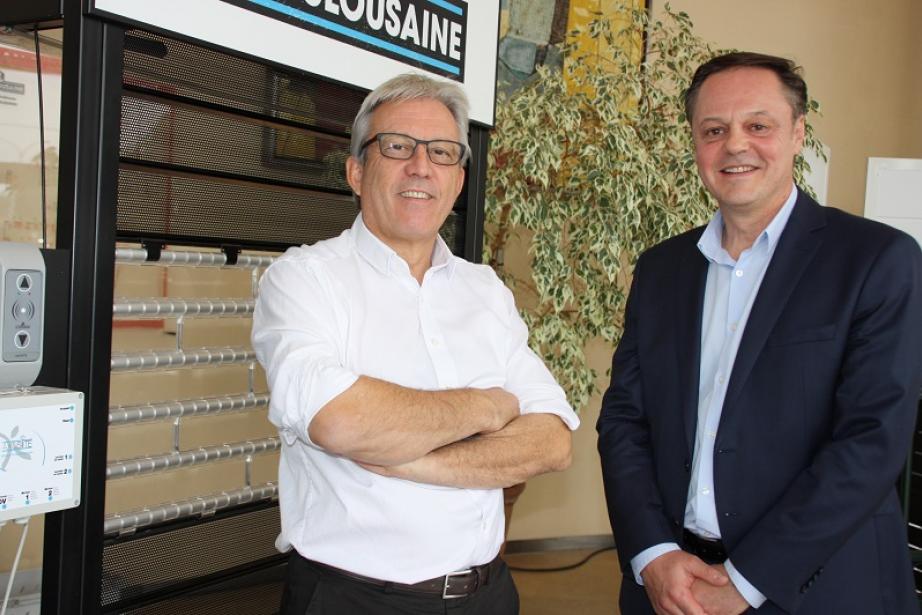 de g à d : Didier Simone (La Toulousaine) et Pierre Juillard (Insitu)