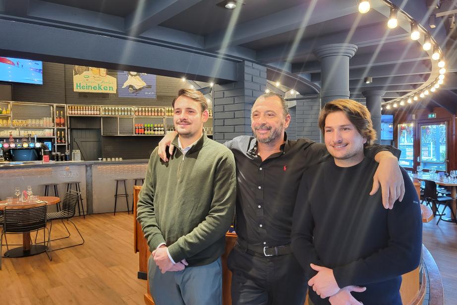 Enzo Fassini, directeur de Jacques à Fenouillet, Arnaud Chérubin, dirigeant de AllForYou et Félix Fiori, coordinateur des opérations chez AllForYou.  (Photo : Dorian Alinaghi - Entreprises Occitanie)