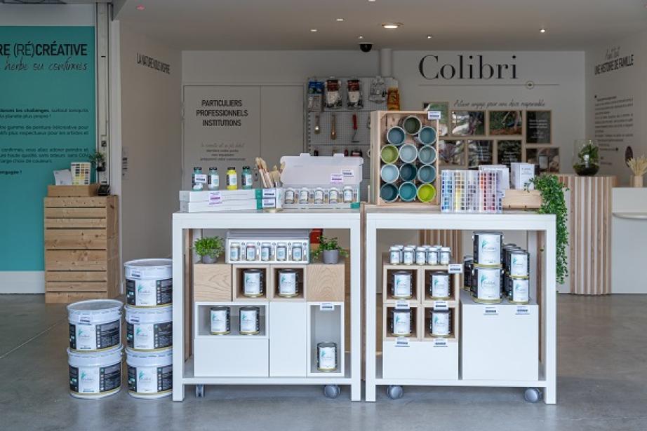 La boutique Colibri à l'Union, en bordure de Toulouse. 