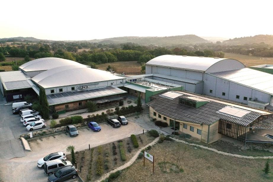 Le siège d'Arcadie à Méjeannes-les-Alès, dans le Gard. De nouveaux plans sont en cours pour moderniser le site et le rendre encore plus vert.