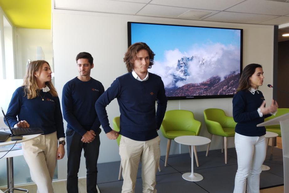 L'équipe de la start-up de Toulouse Elda Technology, avec la CEO Julie Aubert (à droite). (Photo : Anthony Assémat - Entreprises Occitanie)