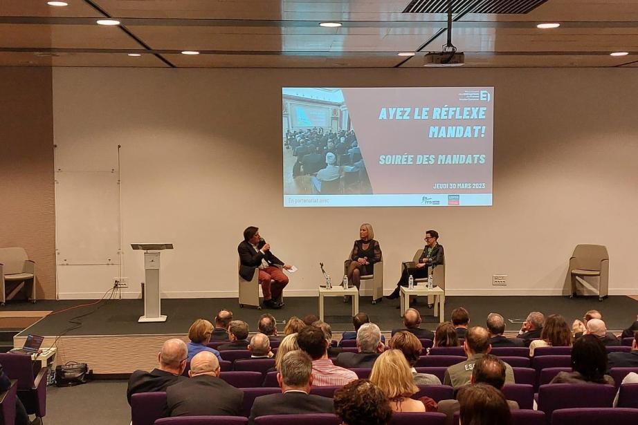 La soirée des mandats s'est déroulée à l'amphi du Berlvédère, à Toulouse.