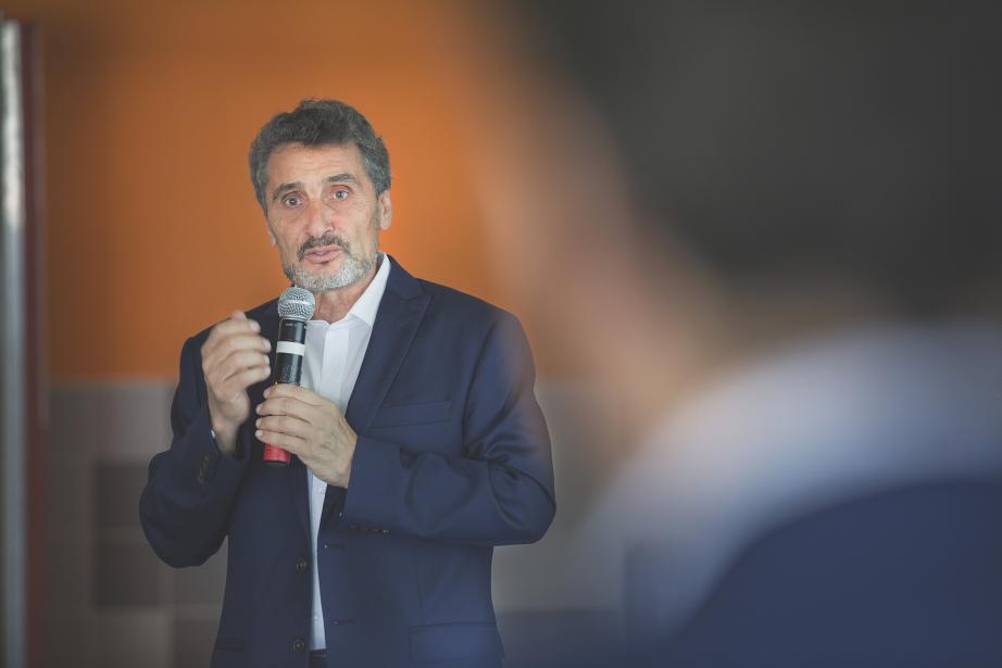 Mohed Altrad, PDG du groupe Altrad et président du club de rugby de Montpellier (Hérault), sera à nouveau sponsor maillot du XV de France après la Coupe du monde. (Photo : Sylvie Brouillet)