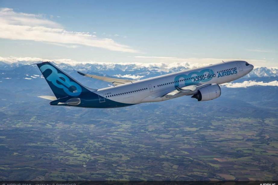 L'A330-800 dans le ciel en Occitanie