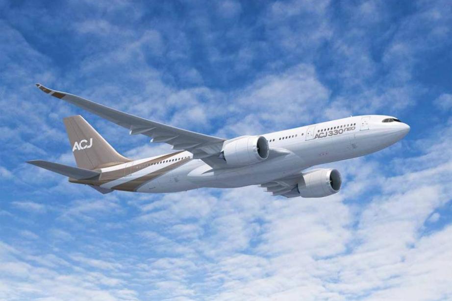 L' ACJ330neo peut transporter jusqu'à 25 passagers et relier l'Europe à l'Australie sans escale L' ACJ330neo peut transporter jusqu'à 25 passagers et relier l'Europe à l'Australie sans escale