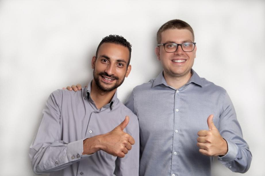 Sohaib Salouane et Jason Perrier Sohaib Salouane et Jason Perrier