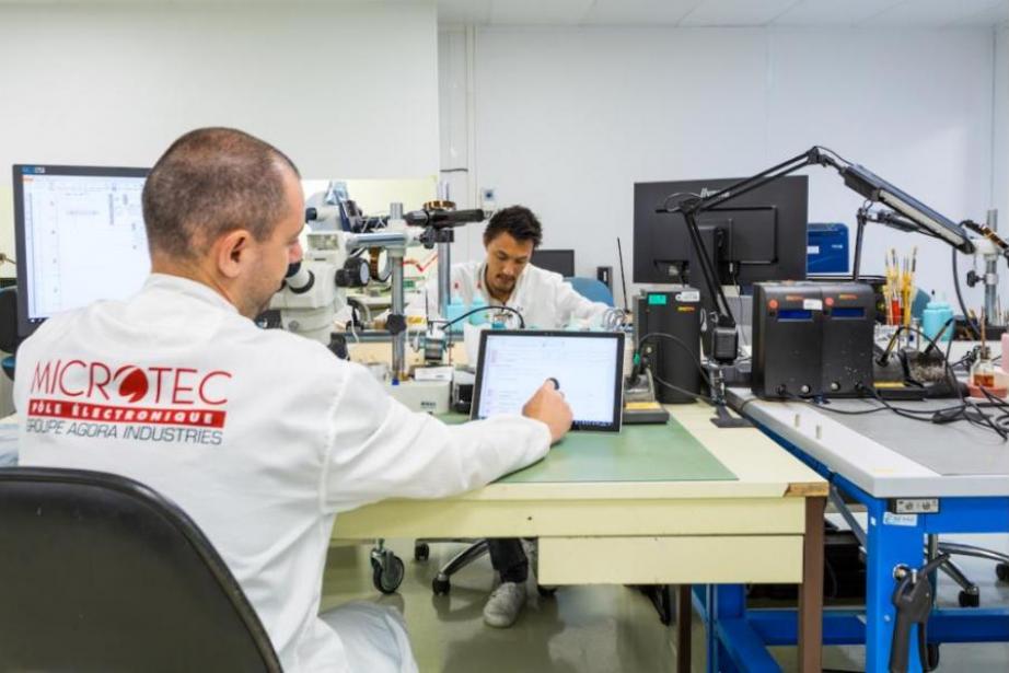 Les unités de conception et de production de Microtec dans les locaux flambants neufs de Ramonville. CRédit : Sébastien Denis. Les unités de conception et de production de Microtec dans les locaux flambants neufs de Ramonville. CRédit : Sébastien Denis.