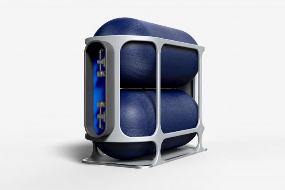 Les capsules hydrogène conçues par Universal Hydrogen. Les capsules hydrogène conçues par Universal Hydrogen.