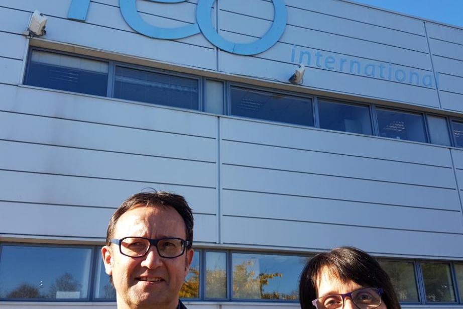 Jérome Servières, directeur de Yeo Frais, Chantalle Cazal, éleveur bio et administratrice chez Sodiaal Jérome Servières, directeur de Yeo Frais, Chantalle Cazal, éleveur bio et administratrice chez Sodiaal