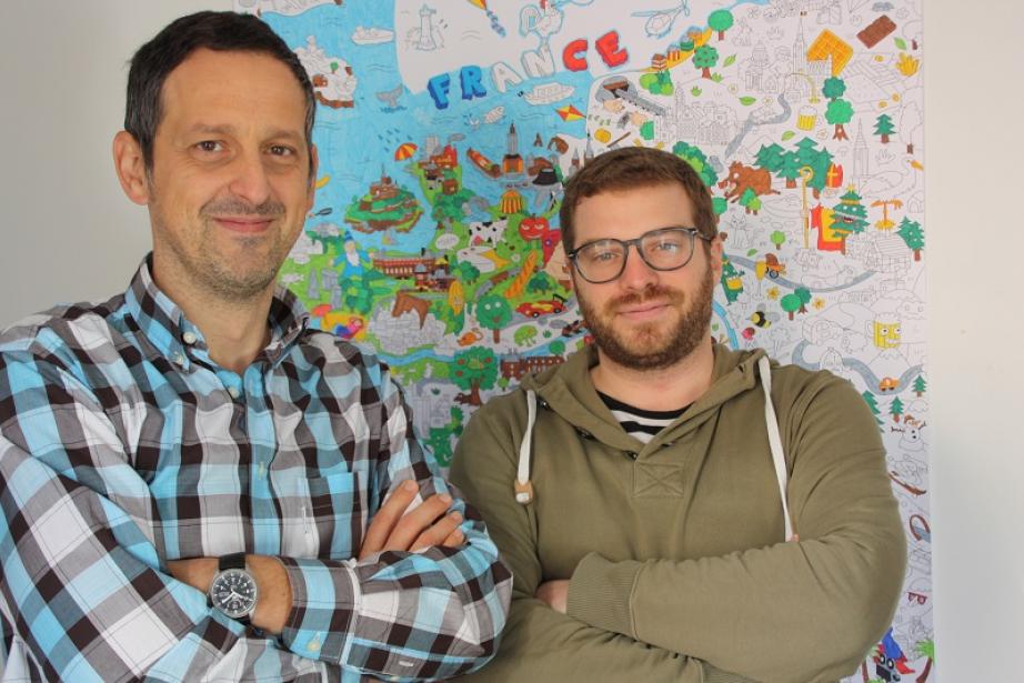 de g à d : Romulus Grigoras et Yves Régent de g à d : Romulus Grigoras et Yves Régent