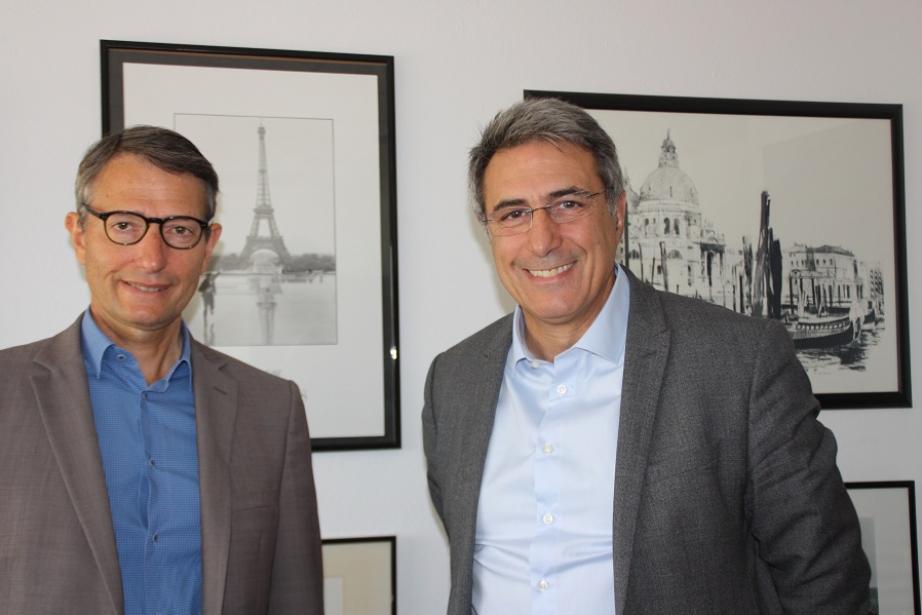 de g à d : Pascal Eymery et Jean-Louis Ribes de g à d : Pascal Eymery et Jean-Louis Ribes