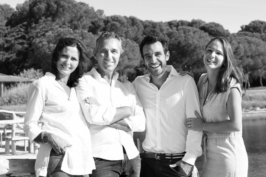 de g à d : Sabine et Florent Tarbouriech et leurs enfants Romain et Florie de g à d : Sabine et Florent Tarbouriech et leurs enfants Romain et Florie