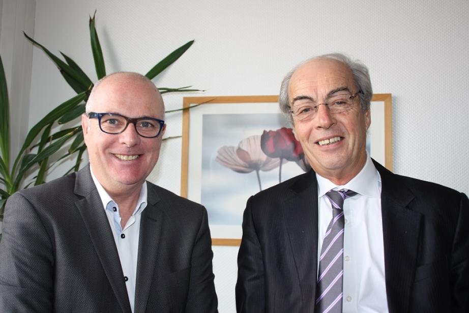 de g à d : Marc Vallet et Didier Gailliegue de g à d : Marc Vallet et Didier Gailliegue