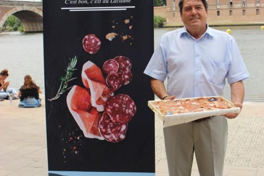 Présentation à Toulouse des Salaisons de Lacaune par Didier Oberti président du syndicat