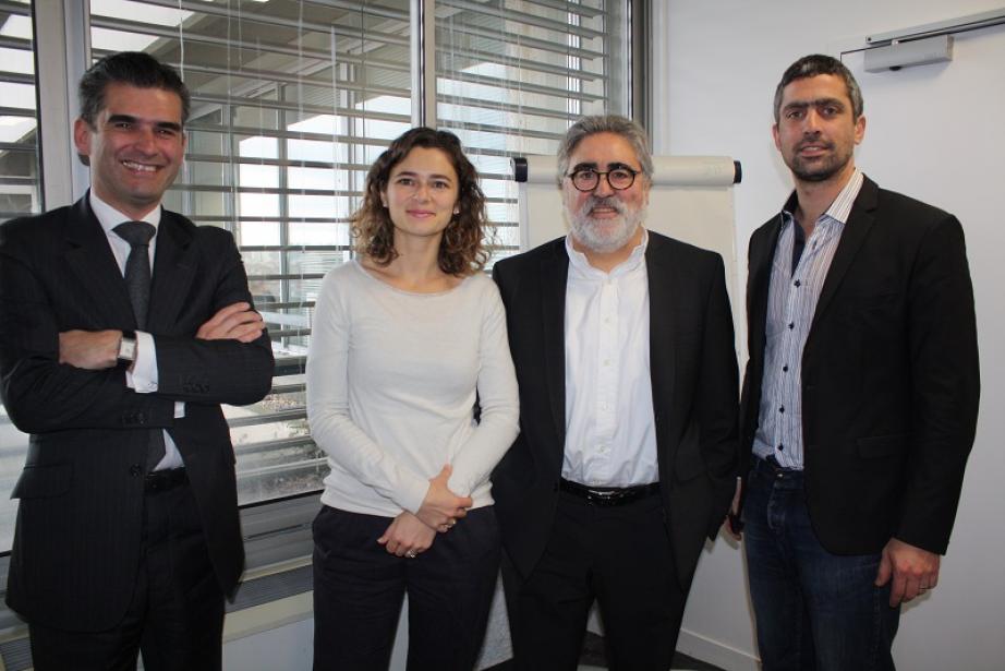 Pierre d'Agrain, Charlotte Leleu, Eric Junca et François Cénac Pierre d'Agrain, Charlotte Leleu, Eric Junca et François Cénac