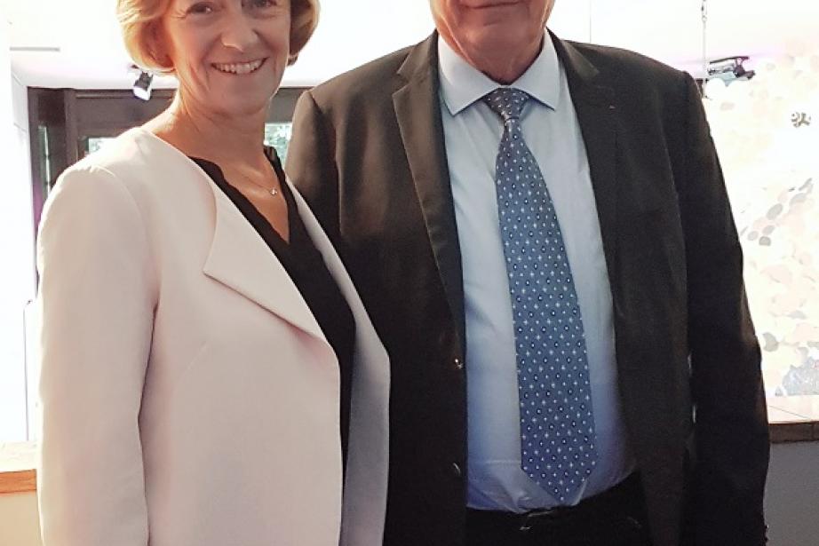 Maryse Prat et Alain Carré, directrice générale et président de La Cité Jardins. Maryse Prat et Alain Carré, directrice générale et président de La Cité Jardins.