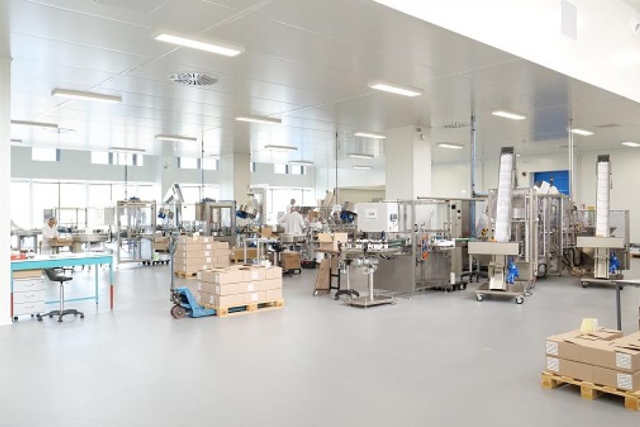 Unité de production du laboratoire Nutergia. Unité de production du laboratoire Nutergia.