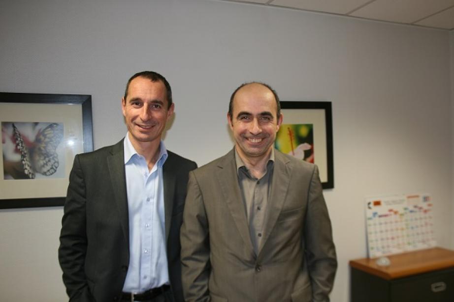 de g à d : François Dicostanzo, DG et Christophe Dicostanzo, PDG de g à d : François Dicostanzo, DG et Christophe Dicostanzo, PDG
