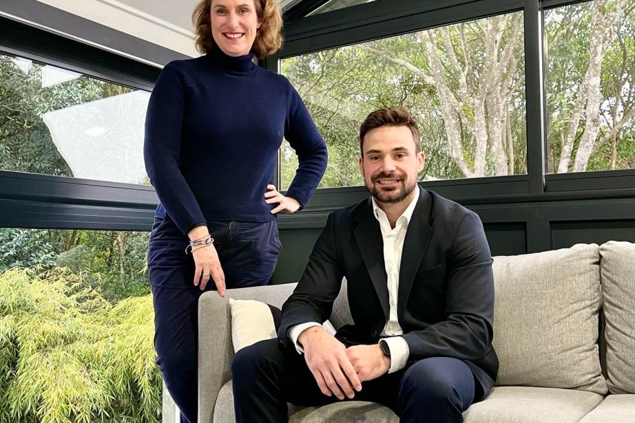 Christine Gouez (présidente de Légapôle) en compagnie de Florent Poitevin (expert en ingénierie patrimoniale au sein du groupe toulousain). (Photo : Légapôle)