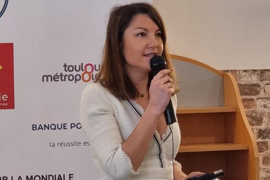 Maguelone Pontier, directrice générale du MIN Grand Marché de Toulouse, a été nommée Chevalier de l'Ordre national du Mérite. (Photo : Thomas Alidières - Entreprises Occitanie)