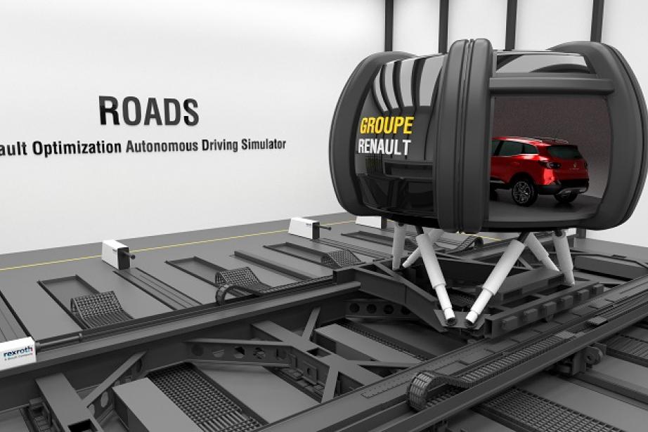 Le simulateur Roads permettra de vérifier si les alarmes incitent bien le conducteur à reprendre la main le véhicule Le simulateur Roads permettra de vérifier si les alarmes incitent bien le conducteur à reprendre la main le véhicule