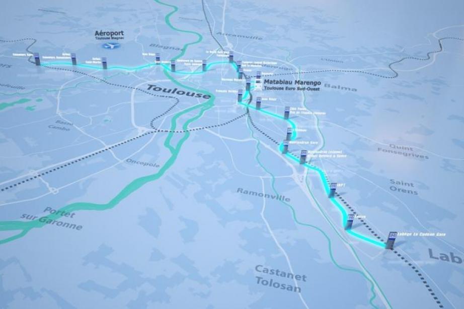 Moins de 40 mn entre Labège et l'Aéroport Moins de 40 mn entre Labège et l'Aéroport