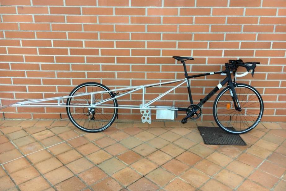 Le "trike solar", sera visible à l'étape de Blagnac en Haute-Garonne, le 15 juillet Le "trike solar", sera visible à l'étape de Blagnac en Haute-Garonne, le 15 juillet