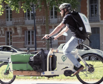 Applicolis, lancé en 2017, fait partie des services de livraisons à vélo que l'on trouve à Toulouse. (Photo : Applicolis)