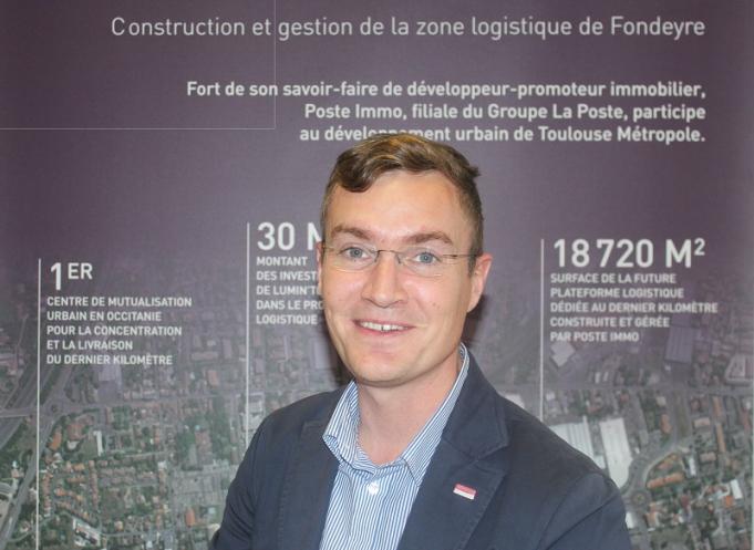 François Cantinaud, président de Toulouse Logistique Urbaine