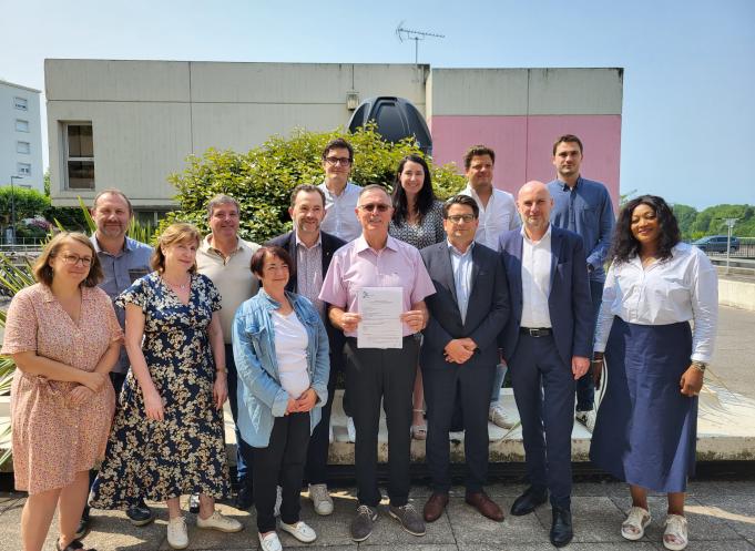 La signature a eu lieu à l'immeuble du Belvédère, à Toulouse. (Photo : Dorian Alinaghi/Entreprises Occitanie)