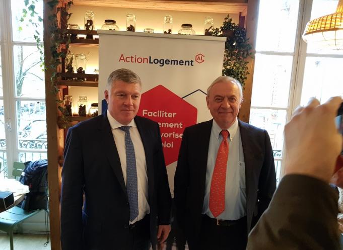Guy durant, président du Cral Occitanie, André Pierre, vice président du Cral Occitanie