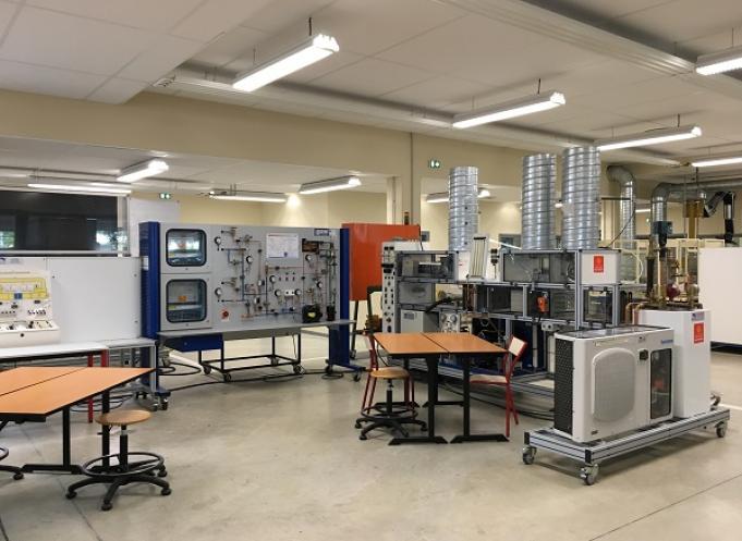 Sur le site CFAI de Beauzelle, 9 000 m² de plateaux techniques sont installés.