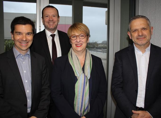 JC Isacc (Essential Mail Only), T. Pedeloup (Ethics Group), A. Zorzalbère (Altran), PH. Bernard (Capstang Avocats)