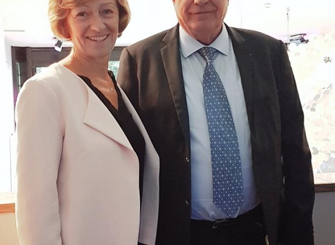 Maryse Prat et Alain Carré, directrice générale et président de La Cité Jardins.