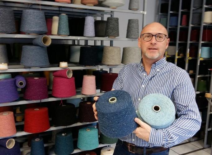 Fabrice Lodetti, à la tête de l’entreprise familiale Filatures du Tarn.  