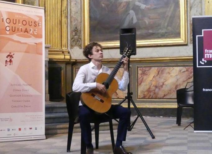 Thibaut Garcia à la Chapelle des Carmélites à Toulouse